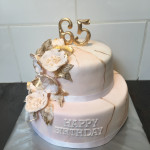 65 jaar verjaardagstaart